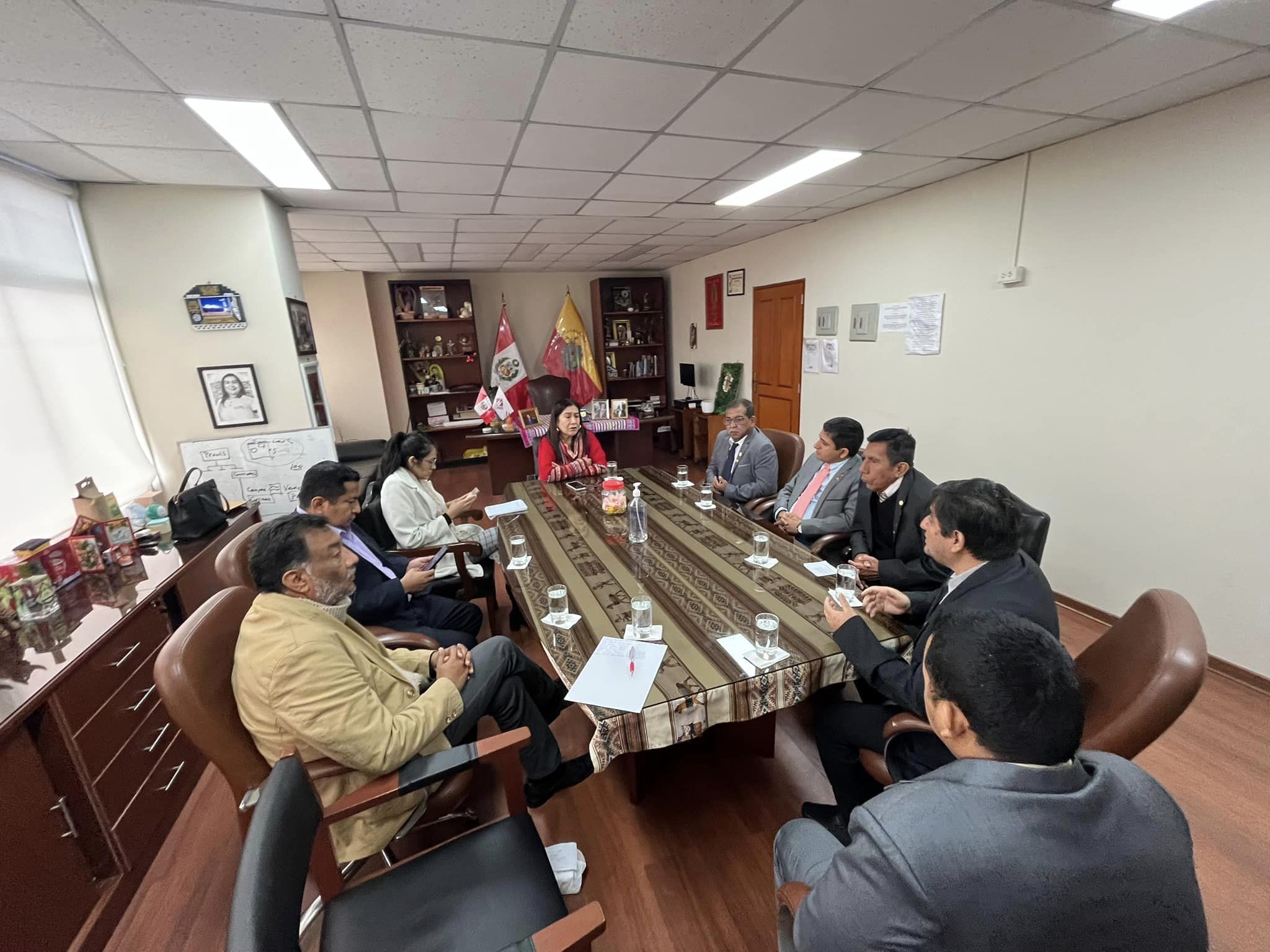 Reunión técnica con la congresista Hilda Marleny Portero López